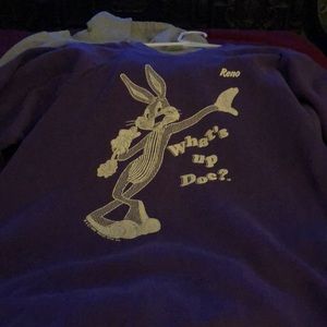 Long sleeve purple bugs sweat shirt 2x